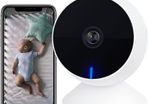 Wireless Video Baby Monitor, 2.4G WiFi 1080P Indoor Home Smart Security IP Camera for Pet/Dog/Puppy/Cat with Phone App, 2-Way Audio, Night Vision, Motion & Sound Detection, Work with Alexa