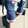 Levi's Hi Top Trainers - Navy Blue New Image 2