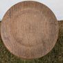 Vintage Rustic Wooden Bar Stool Image 2