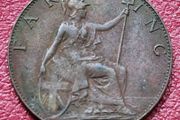 1902 EDWARD VII (1901/10) Farthing coin