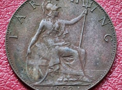 1902 EDWARD VII (1901/10) Farthing coin
