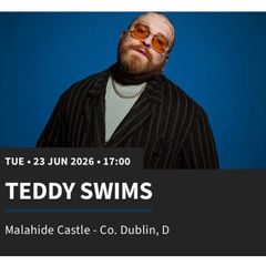 2 x Front Standing Teddy Swims Tickets