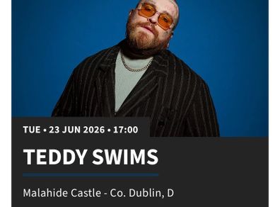 2 x Front Standing Teddy Swims Tickets
