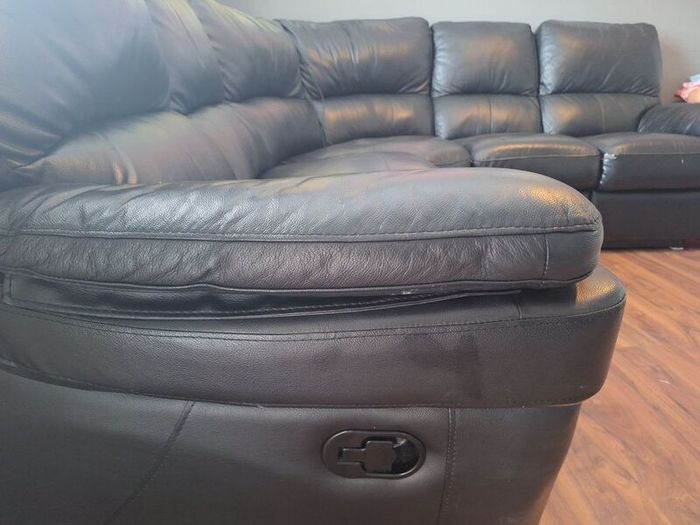 Leather sofa