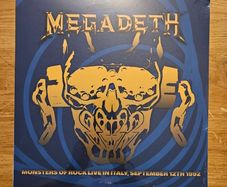Megadeth "Monsters Of Rock Live In Italy, September 12th 1992" Sealed Vinyl Album