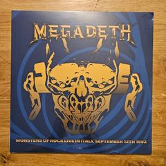 Megadeth "Monsters Of Rock Live In Italy, September 12th 1992" Sealed Vinyl Album