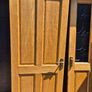 3 oak doors/locks/hinges/keys. Image 2