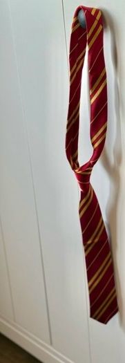 Harry potter tie, Gryffindor colours, custome