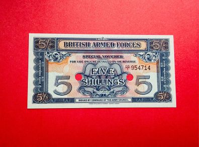 Great Britain. 5 / Shillings. 1959   ( UNCIRCULATED )2nd Series  )