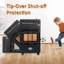 Portable Gas Heater Indoor Mobile Foldable 4.2kW Regulator Set Image 4