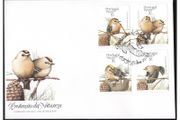 1989 Azores (Portugal) Nature Conservation Birds Commemorative Stamps First Day Cover (FDC).