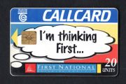 1996 Ireland 20 unit First National Building Society which became First Active soon after the release (Gemplus GEM1) Call Card Used. Telecom Eireann card number 1121