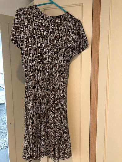 H&M polka dot midi dress