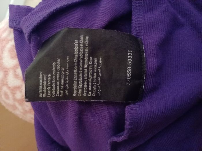 Tai fun deep purple top