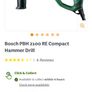 hammer drill Bosh very good condition Image 4