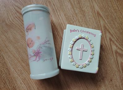 Christening Bank / Christening Candle