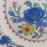 Beautiful Masons Patent Ironstone Four Large Dinner Plates in the Regency Pattern, Condition Issues, Suitable only for Display or Crafts Such as Jewellery or Mosaic Making Image 6