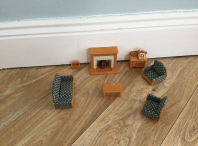 Sylvanian Families sitting room furniture set