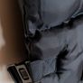 Dark Grey Quilt Puffer Gilet Image 3