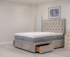 Hilton Divan Double & King Bed Frame With Drawers