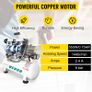 9L 550W Silent Air Compressor Portable Oil-free Air Compressor Pump Safe Solenoid Valve Workshop Repair Tire Inflation Image 4