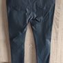 navy wax look joggers for slim girl size xs Image 3