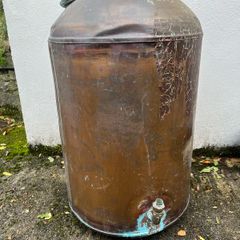 Copper hot water cylinder