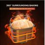 BRAND NEW Stainless Steel 1KG 15-in-1 Automatic Bread Maker 600W Programmable Bread Machine with 3 Loaf Sizes Fruit Nut Dispenser Image 6