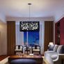 DIY Room Divider Screens Made of Environmentally PVC, Simple and Modern Hanging Panel Screen for Decorating Bedding, Dining, Study and Sitting-Room, Hotel, Bar and School - Black 12 Pack (FREE POSTAGE) Image 4