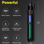 Electric Screwdriver Rechargeable, 3.6V Cordless Screwdriver Set USB-C, 3 Torque Settings, 1500mAh Battery, LED Light & 12 S2 Metal Bits for Furniture/Electrical Repairs Image 2