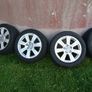 Breaking audi a6 c6 2.0tdi 09 reg. Original Alloy wheels with tyres 225 50 17 Image 2