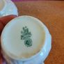 Beleek Irish Pottery Lily Cream and Sugar Set Image 3