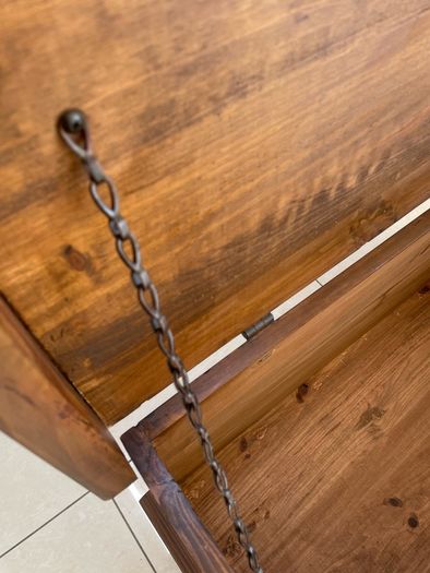 Rustic storage chest coffee table