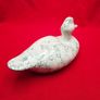Marbled Ceramic Duck Ornament , Glazed Pottery Figurine  , Animal Home Decor Gift Image 9