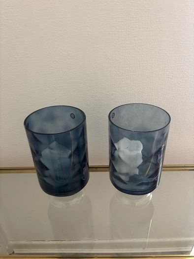 Set of 2 Hurricane Vases