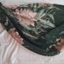 Custom Made Long Botanical Print Pair of Curtains. Image 9