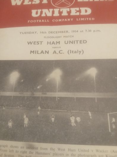 Old Soccer Programmes