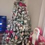 7ft flocked Emperor Christmas tree Image 2