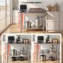 Stainless Steel Food Prep Table Workstation with Adjustable Undershelf  6 x 122 cm Image 6