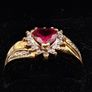 Vintage 9ct yellow gold ring Image 3