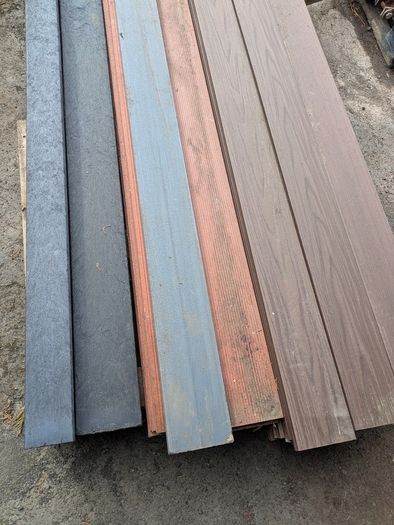 31 Composite Decking Boards Mixed Colours Job Lot