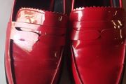 Red Bershka Loafers Size 4