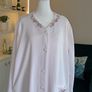 Reduced Ladies Baby Pink Button-front Fleece Dressing Gown Robe or Housecoat Image 5