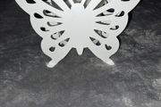 White Butterfly Tealight Holder