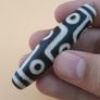Vintage Himalayan Tibetan 9 Eyes Agate Dzi Bead Amulet Image 9