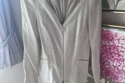 Fran and Jane Linen Waterfall Jacket