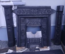 Cast Iron fireplace surround and mantlepiece
