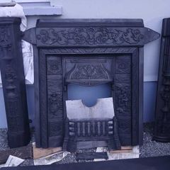 Cast Iron fireplace surround and mantlepiece