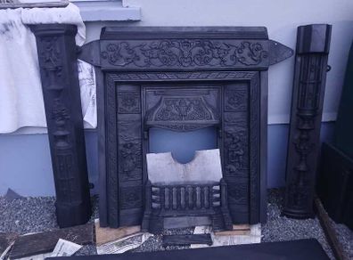 Cast Iron fireplace surround and mantlepiece