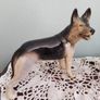 large Slyvac German Sheppard Dog Figurine+ Another Image 2